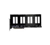 Tarjeta de Expansión Adaptadora de Disco Duro R37D PCIe 5.0 X16 A 4 Puertos E1.S/E3.S (SFF-TA-1002), Gen5, Compatible con One Drag Four
