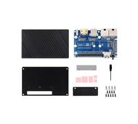 Tarjeta de Expansión CM5 con Dos Puertos Gigabit RJ45 de 2,5 G, USB 3.0, Salida TF 4K, Carcasa Metálica CM5-DUAL-ETH-BOX-B