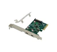 Tarjeta de expansión Conceptronic EMRICK13G PCIe USB-C 10Gbps ASM3142 Hot-Swap Verde