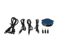 Tarjeta de expansión de interfaz de datos CE-19 para Xiegu X5105 G90 Acc PTT y XPA125, convierte MINI-DIN8 a conector estéreo de 3,5 mm, puerto PTT aislado, incluye cables y adaptadores