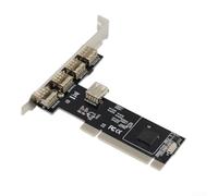 Tarjeta de expansión PCI a USB, adaptador USB 2.0 de puerto USB, convertidor de transferencia de datos de alta velocidad, tecnología de chip estable para actualización de PC de escritorio