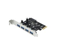 Tarjeta de Expansión PCI-e de 4 Puertos USB 3.0, Adaptador PCI Express PCIe USB 3.0 HUB, Controlador USB 3.0 de 4 Puertos, PCIe Express