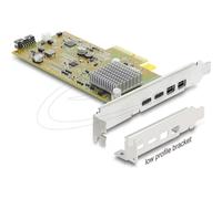 Tarjeta de expansión PCI Express Delock USB-C Thunderbolt 3 perfil bajo