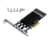 Tarjeta de expansión PCIE de 4 puertos USB 3.2 a placa USB 3.2 de 10 Gbps, adaptador de repuesto para accesorios de PC de escritorio, tarjeta USB industrial
