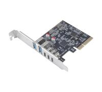 Tarjeta de expansión PCIE de 5 puertos USB 3.2 Gen para una gestión eficiente de datos USB 3. Puerto + tarjeta adaptadora de expansión tipo C y un puerto
