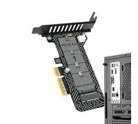 Tarjeta de Expansión PCIe | Soporte para Unidad de Disco Duro de 64 Gbps - Tarjeta Adaptadora PCI Express | para Cable de Datos Controlador PC de Sobremesa Red Lugar de Trabajo