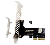 Tarjeta de expansión PCIe - Tarjeta de expansión externa | Adaptador de doble puerto de alta velocidad para placa base | Accesorio de computadora versátil para el lugar de trabajo de escritorio para