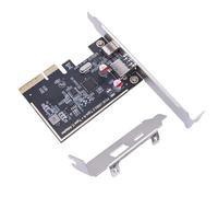 Tarjeta de expansión PCIe USB de 2 puertos ASM1142 con USB tipo C + tipo A que mejora la conexión y transferencia rápida de datos de alta velocidad