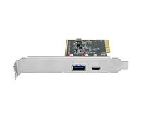 Tarjeta de expansión PCIeX4 USB 3.0 tipo C 3.1 con chip ASM1142 de velocidad rápida que mejora la conexión de escritorio, extensión de puerto USB para jugadores