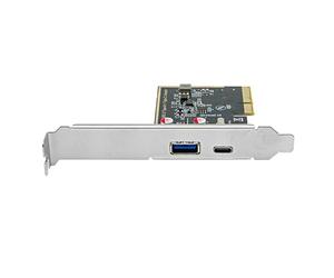 Tarjeta de expansión PCIeX4 USB 3.0 tipo C 3.1 con chip ASM1142 de velocidad rápida que mejora la conexión de escritorio, extensión de puerto USB para jugadores