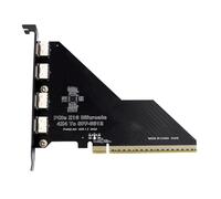Tarjeta de expansión rápida PCIe X16 PCIEX4X4X4X4 dividida a expansión SFF8612 para procesamiento gráfico avanzado