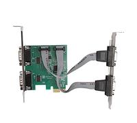 Tarjeta de expansión Serial PCI-E RS232 de 4 Puertos, Adaptador convertidor Full-Duplex de 115,2 Kbps con Puertos DB9 de 9 Pines para Placas Base de Escritorio con Ranuras PCI-E x1