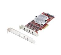 StarTech.com - Tarjeta PCIe USB-C de 4 Puertos - Hub Interno USB Tipo C - USB 3.2 10Gb - 4 Controladores In - P10Q4C-USB-CARD-LP