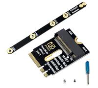 Tarjeta de expansión - Tarjeta de 1 pulgada, interfaz Wifis M2 Pcie, adaptador Wifi, convertidor de expansión de llave para ordenador de sobremesa, ordenador portátil, placa base de datos, centro de