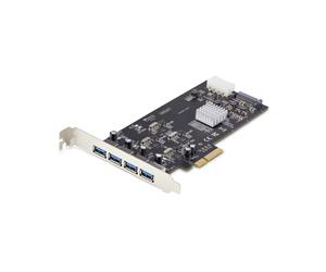 Tarjeta de expansión USB - Startech - P5Q4A-USB-CARD - 4 puertos USB Tipo-A - 5Gbps por puerto - PCIe 2.0 x4