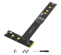 Tarjeta de extensión de disco duro de 20 cm para dispositivos PCIe4.0 FPC, placa de circuito chapada en oro, garantiza transferencia de datos, mejora PCIe, extensor Ssds