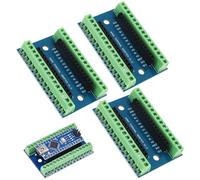 Tarjeta de extensión Nano IO Shield, juego de 3, compatible con Arduino, 16 MB, placa de terminales de tornillo para prototipos y proyectos de bricolaje electrónicos