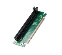 Tarjeta de extensión PCIe X16 de montaje vertical macho a hembra GPU elevador para mejorar los flujos de aire de refrigeración curva de 90 grados