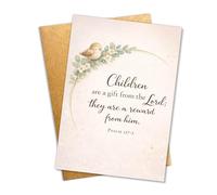 Tarjeta de felicitación de baby shower para nuevos padres, bienvenida al nuevo bebé, divertida revelación de género, regalo de felicitación para mamá, papá, familia, abuela, abuelo, hermanos, tía, tío