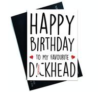 Tarjeta de felicitación de cumpleaños para marido, en forma de D, divertidas tarjetas para novio, de amigo, tarjetas de felicitación de cumpleaños, divertidas tarjetas de felicitación PC283