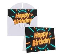 Tarjeta de felicitación de feliz cumpleaños en blanco con sobres, tarjetas de agradecimiento, tarjetas de notas para todas las ocasiones, tarjetas para Navidad, vacaciones, cumpleaños, graduación