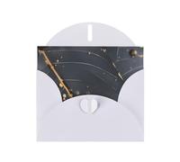 Tarjeta de felicitación de hojas de plantas encantadas con sobre blanco, vacaciones, cumpleaños, bodas, aniversarios, escribir bendiciones únicas