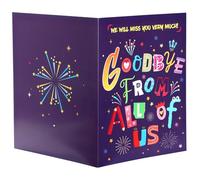 Tarjeta de Felicitación de Jubilación, 40 x 27cm Tarjeta de Felicitación de Despedida Gigante con Sobre Tarjeta de Despedida de Jubilación Tarjeta de Despedida para Hombres y Mujeres