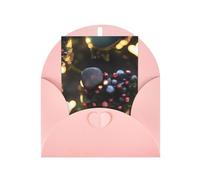 Tarjeta de felicitación de la selva del amor, 4 x 6 pulgadas, embalaje de sobre en forma de corazón, adecuado para todas las ocasiones.