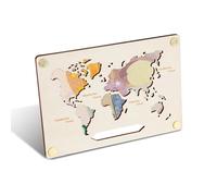 Tarjeta de felicitación de madera para hombres y mujeres, tarjeta de felicitación personalizada, para bodas, cumpleaños, consagración juvenil, viaje, bautizo, confirmación, 16 x 11 cm