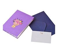 Tarjeta de felicitación de magnolia para cumpleaños, día del profesor, día de la madre, boda, fiesta, aniversario, graduación, con sobre, tarjeta de felicitación con sobre