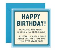 Tarjeta de felicitación de memoria de risa - Saludos para amigos, hermanos, hermanas, compañeros, compañeros de trabajo, familia, amantes de la comedia, Jokers nostálgicos - El pasado - Viene con