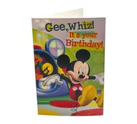 Tarjeta de felicitación de Mickey Mouse Playful Expressions Gee, Whiz! It's Your Birthday!