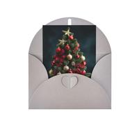 Tarjeta de felicitación de papel perlado con impresión de Feliz Navidad para cumpleaños, Acción de Gracias, Navidad, Año Nuevo