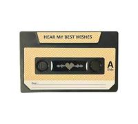 Tarjeta de felicitación de sonido con función de reproducción, ideal para celebraciones, regalos de aniversario, tarjeta de mensaje de voz