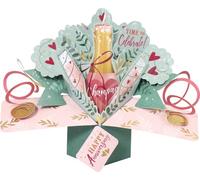 Tarjeta de felicitación desplegable Time To Celebrate Anniversary Second Nature 3D Pop Up Cards