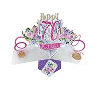 Tarjeta de felicitación emergente de feliz 70 cumpleaños original Second Nature 3D Pop Up Cards