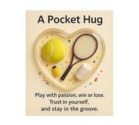 Tarjeta de felicitación genérica - Miniaturas Portátiles en Forma de Corazón Temático Deportivo | Tarjeta de Nota Citas Alentadoras | Para El Hogar Al Aire Libre La Escuela Chicas Jóvenes