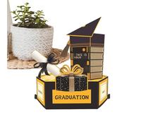 Tarjeta de felicitación genérica para diploma universitario,Recuerdo 3D,Tarjetas de Felicitación de Diploma | para Amigos Compañeros Ceremonias Eventos Escuela secundaria Universidad Banquetes
