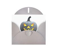 Tarjeta de felicitación gris YYHWHJDE Long live the day calabaza linterna imagen perfecta para el día de San Valentín, aniversario de boda e invitaciones de fiesta