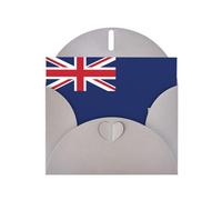 Tarjeta de felicitación impresa con la bandera de las Islas Turcas y Caicos, tarjeta en blanco con sobre, diseños únicos para invitaciones a festivales