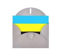 Tarjeta de felicitación impresa con la bandera del Sultanato de Buronga, tarjeta en blanco con sobre, diseños únicos para invitaciones a festivales