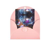 Tarjeta de felicitación impresa, diseño del universo de la madre, Navidad, galaxia, espacio, 10 x 15 cm, papel perlado con sobre, para cumpleaños, agradecimiento