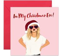 Tarjeta de felicitación My Christmas Era para los fans de Swiftmas, tarjeta de felicitación de Navidad Taylor para mejor amiga, mejor amiga, hija, nieta, sobrina, regalo festivo genial para ella