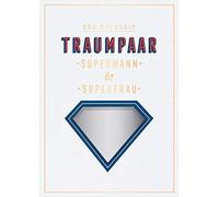 Tarjeta de felicitación para boda, diseño de Superman Theme.