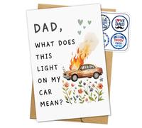 Tarjeta de felicitación para el día del padre con texto en inglés «I Love You Dad» para padre, él, papá, nuevo regalo para papá, padrastro, marido, tarjetas de felicitación de hija, hijo, hombres