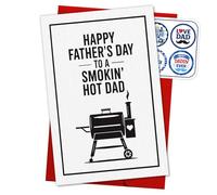 Tarjeta de felicitación para el día del padre con texto en inglés «I Love You Dad» para padre, él, papá, nuevo regalo para papá, padrastro, marido, tarjetas de felicitación de hija, hijo, hombres