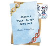Tarjeta de felicitación para el día del padre con texto en inglés «I Love You Dad» para padre, él, papá, nuevo regalo para papá, padrastro, marido, tarjetas de felicitación de hija, hijo, hombres