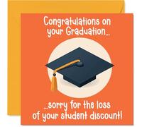 Tarjeta de felicitación para hombres y mujeres, felicitaciones y sentimientos, tarjeta de graduación universitaria para amigos, familia, colega, vecino, tarjetas de felicitación de buena suerte de 145