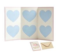 Tarjeta de felicitación, postal portátil escrita a mano, tarjeta de agradecimiento para el día de la madre, para dormitorio, apartamento, , interior, exterior, dormitorio, viajes