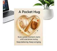 Tarjeta de felicitación, tarjeta de mensaje emocional compacta en forma de corazón, nota cuidadosa para hombres, mujeres, niños, niñas, adolescentes y jóvenes, ideal para viajes de negocios, hogar, al